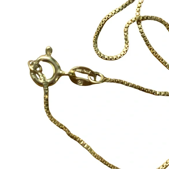 Gold Sparkle Ruby Heart Pendant Necklace 925 Silver Macy’s - Picture 7 of 9